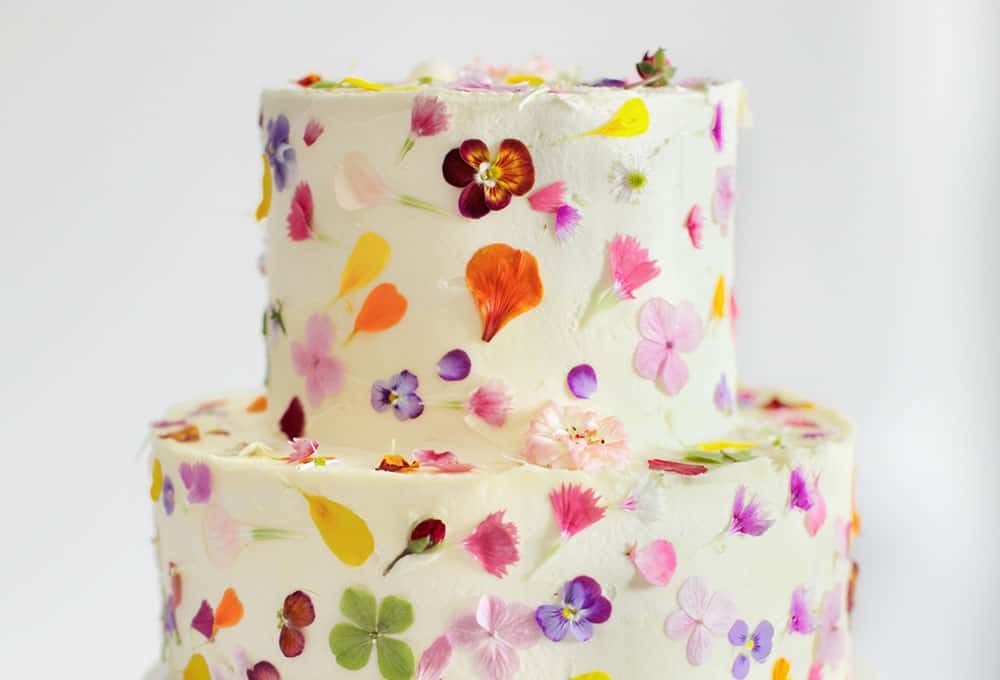 pretty flower cake by Gillian Bell