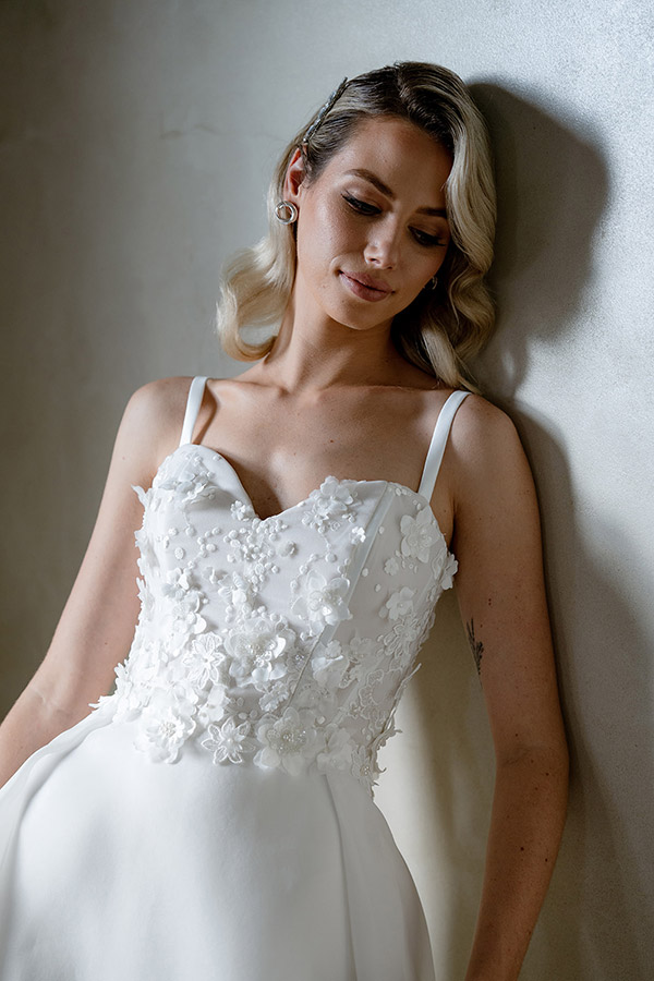 DAISY Floral Wedding Gown by Erin Clare Bridal