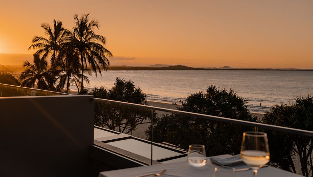 Discover the perfect romantic getaway with a stunning sunset view at NETANYA Noosa, an ideal destination for honeymooners